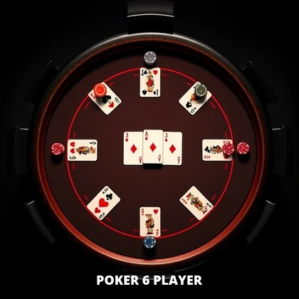 Poker 6 Player live game on the BetBhai9 casino floor